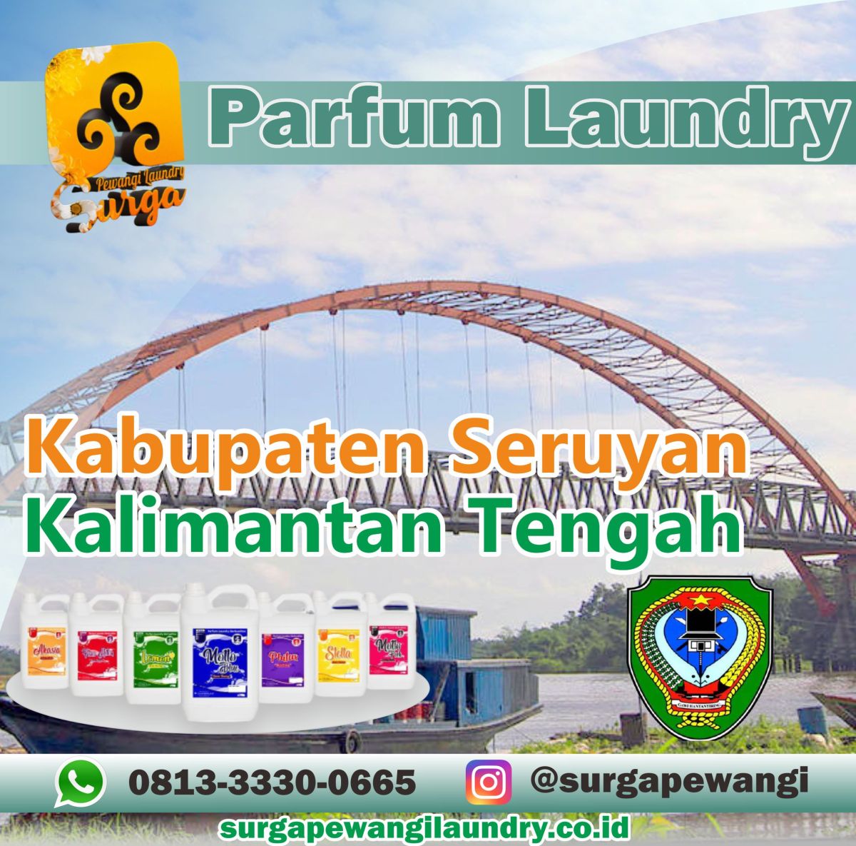 Parfum Laundry Kabupaten Seruyan, Kalimantan Tengah