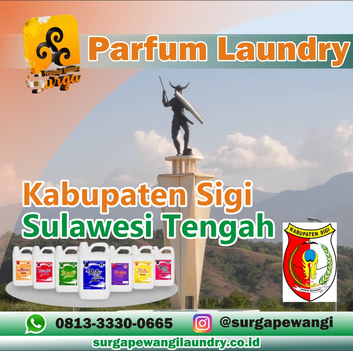 Parfum Laundry Kabupaten Sigi