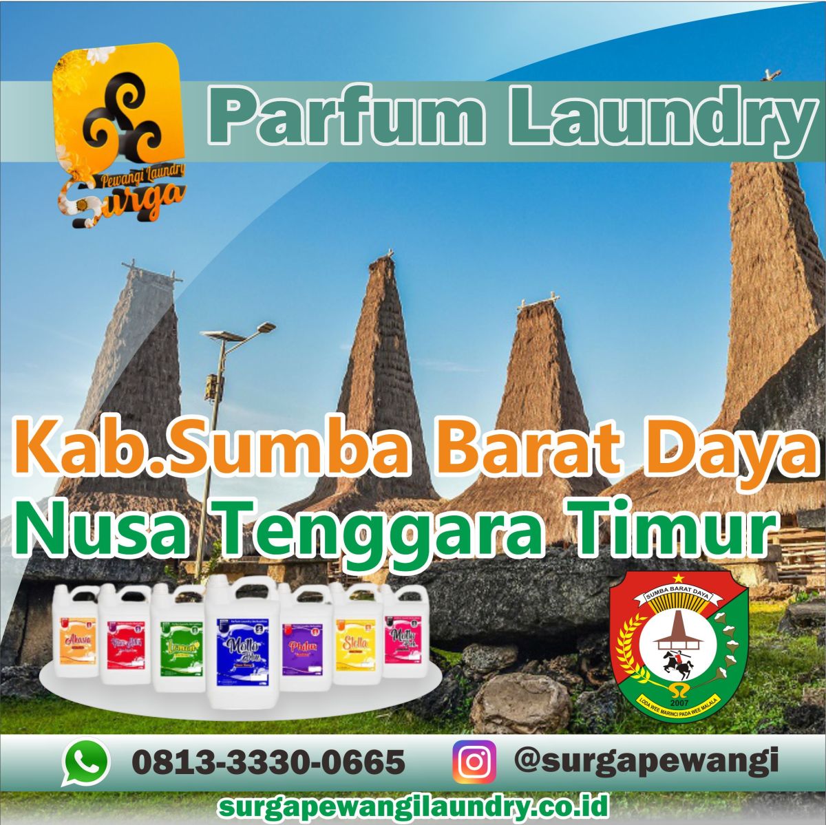 Parfum Laundry Kabupaten Sumba Barat Daya, Nusa Tenggara