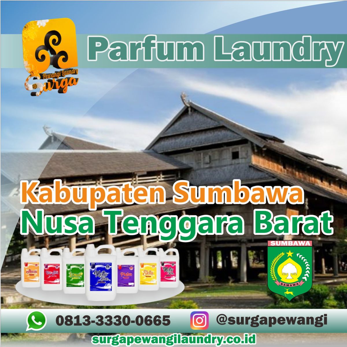 Parfum Laundry Kabupaten Sumbawa, Nusa Tenggara Barat