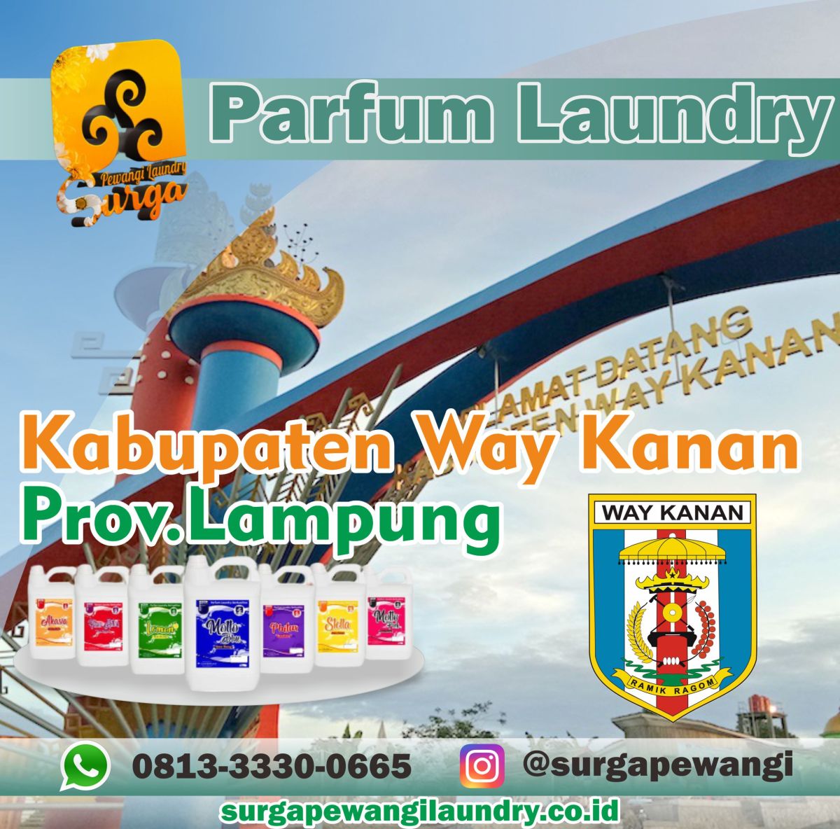 Parfum Laundry Kabupaten Tulang Bawang, Prov Lampung