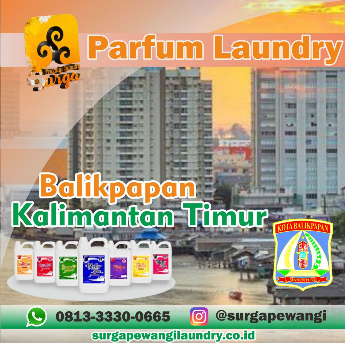 Parfum Laundry Kota Balikpapan, Kalimantan Timur