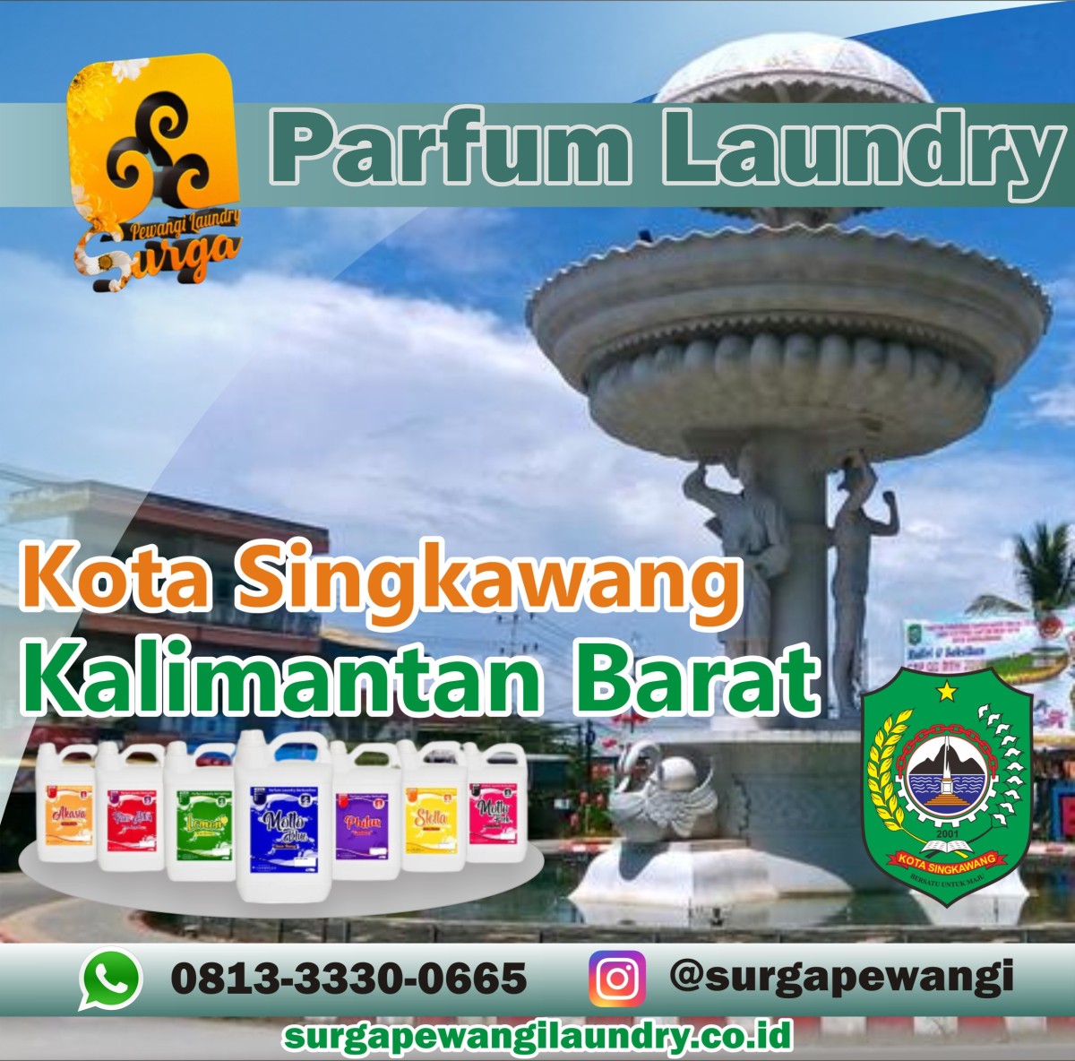 Parfum Laundry Kota Singkawang, Kalimantan Barat